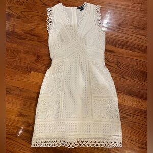 Summer White French Connection Lace Dress